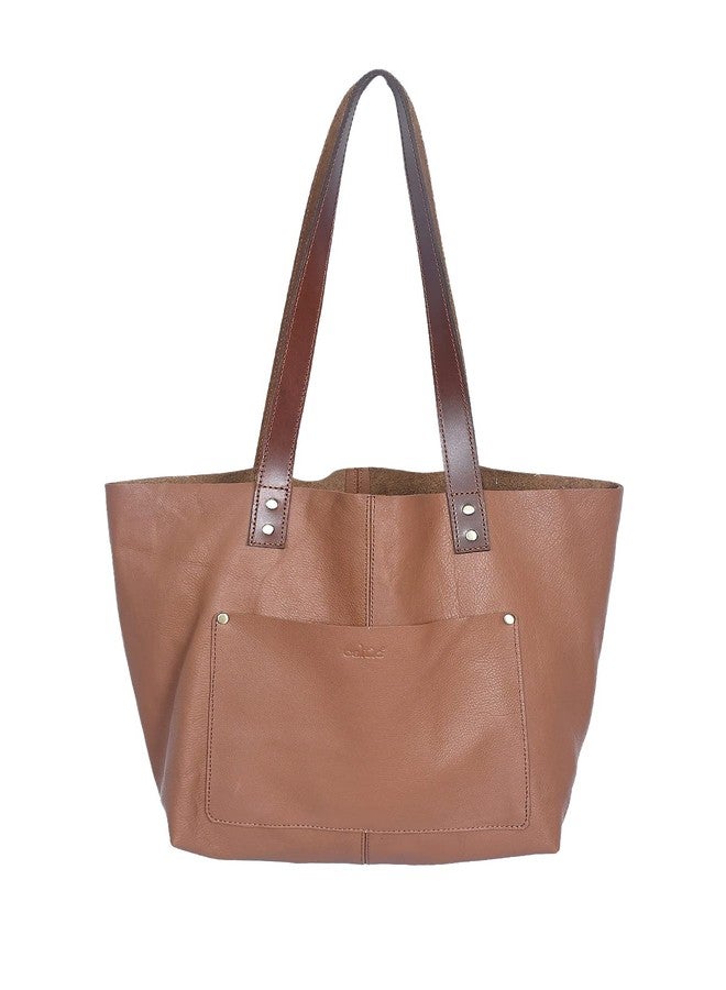 Celtic Premium Genuine Leather Minimalist Everyday Tote Bag - Image 1
